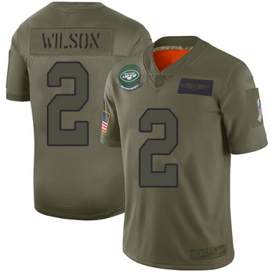 Nike New York Jets #2 Zach Wilson Camo Men's Stitched NFL Limited 2019 Salute To Service Jersey Men's.jpg